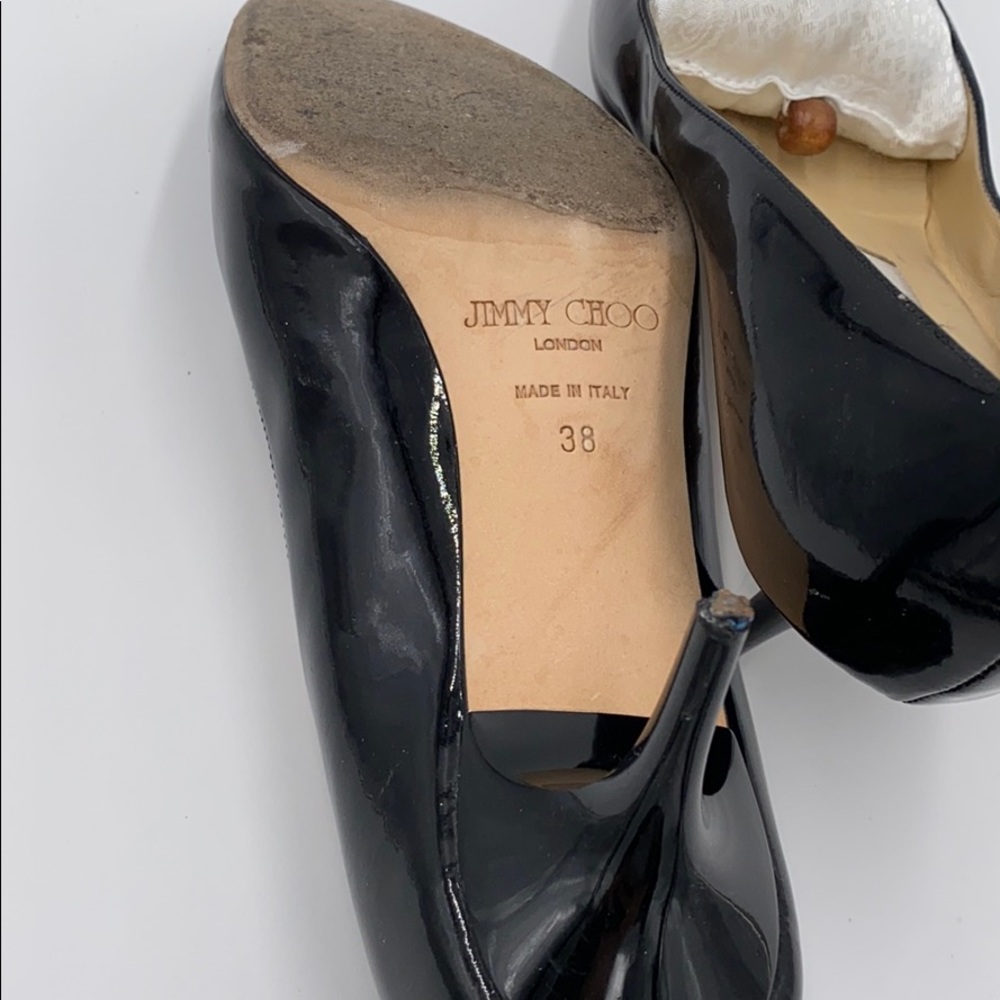 Black patent leather Jimmy Choo pumps - Picture 6 of 6